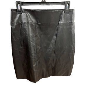 Saks Fifth Avenue Vegan Leather Mini Skirt